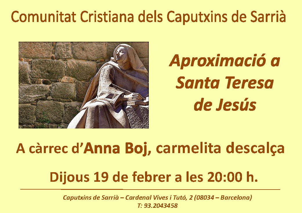 2015 Conferència Sarrià febrer