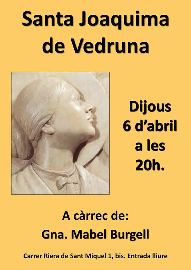 2017 ABRIL SANTA JOAQUIMA DE VEDRUNA