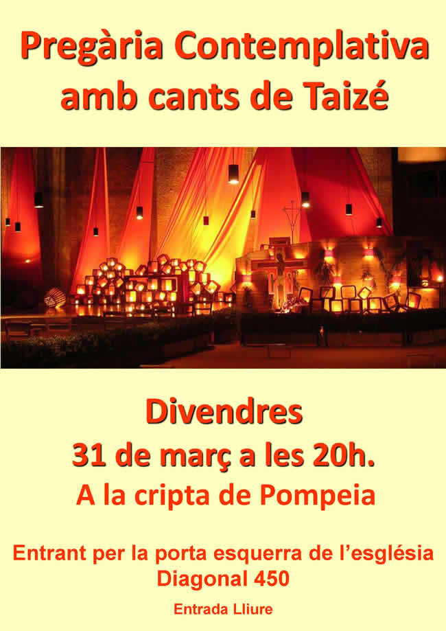 2017 Pregària de Taizé març