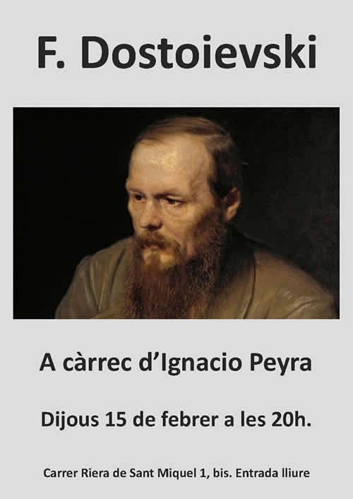 Febrer 2018 Dostoievski