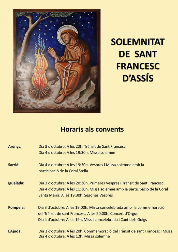 Festa de Sant Francesc 2015